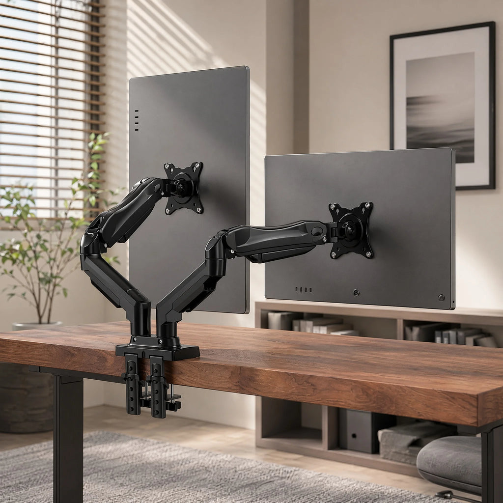 Dual Monitor Stand WoodsyPro Motion
