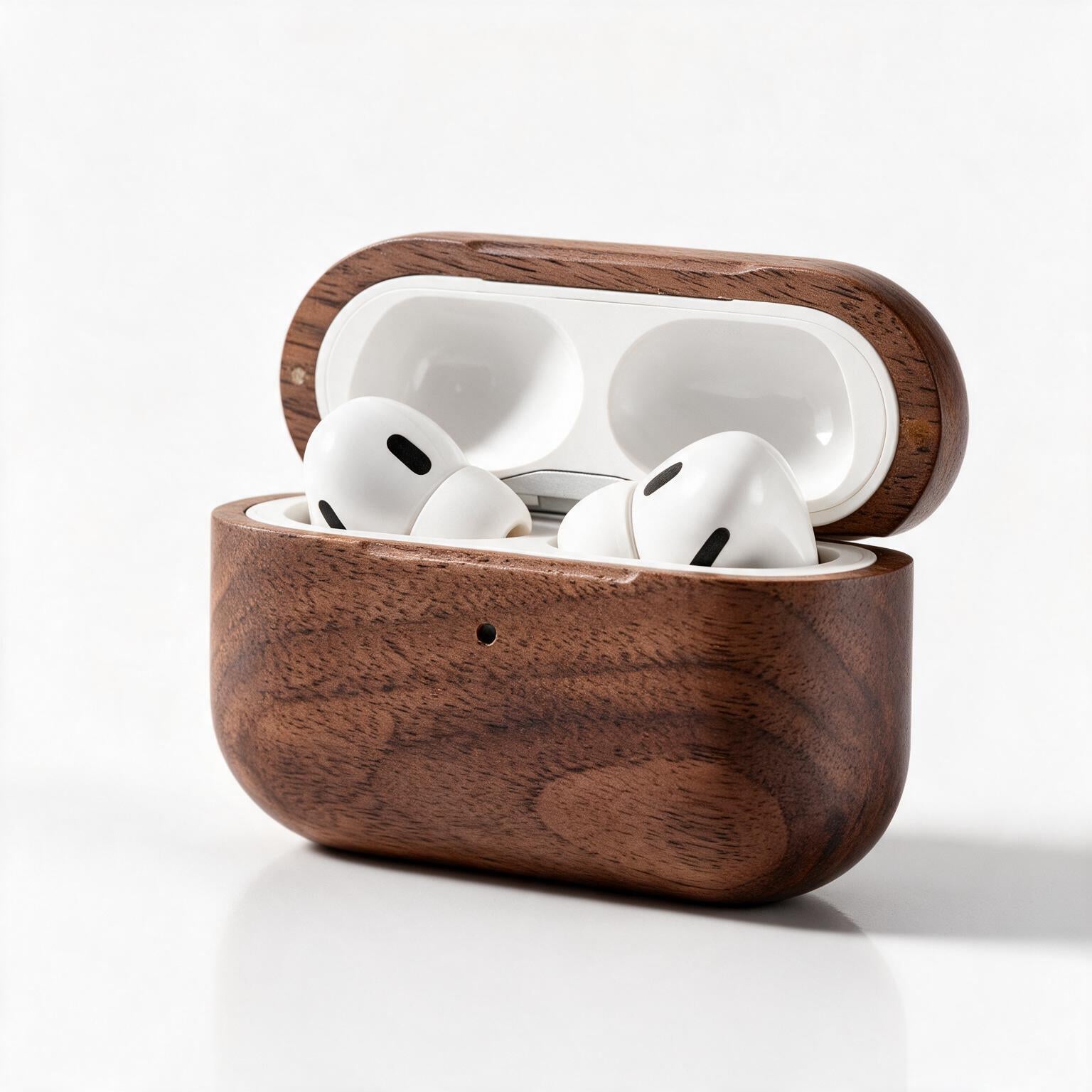 ‌AirPods Wooden Case