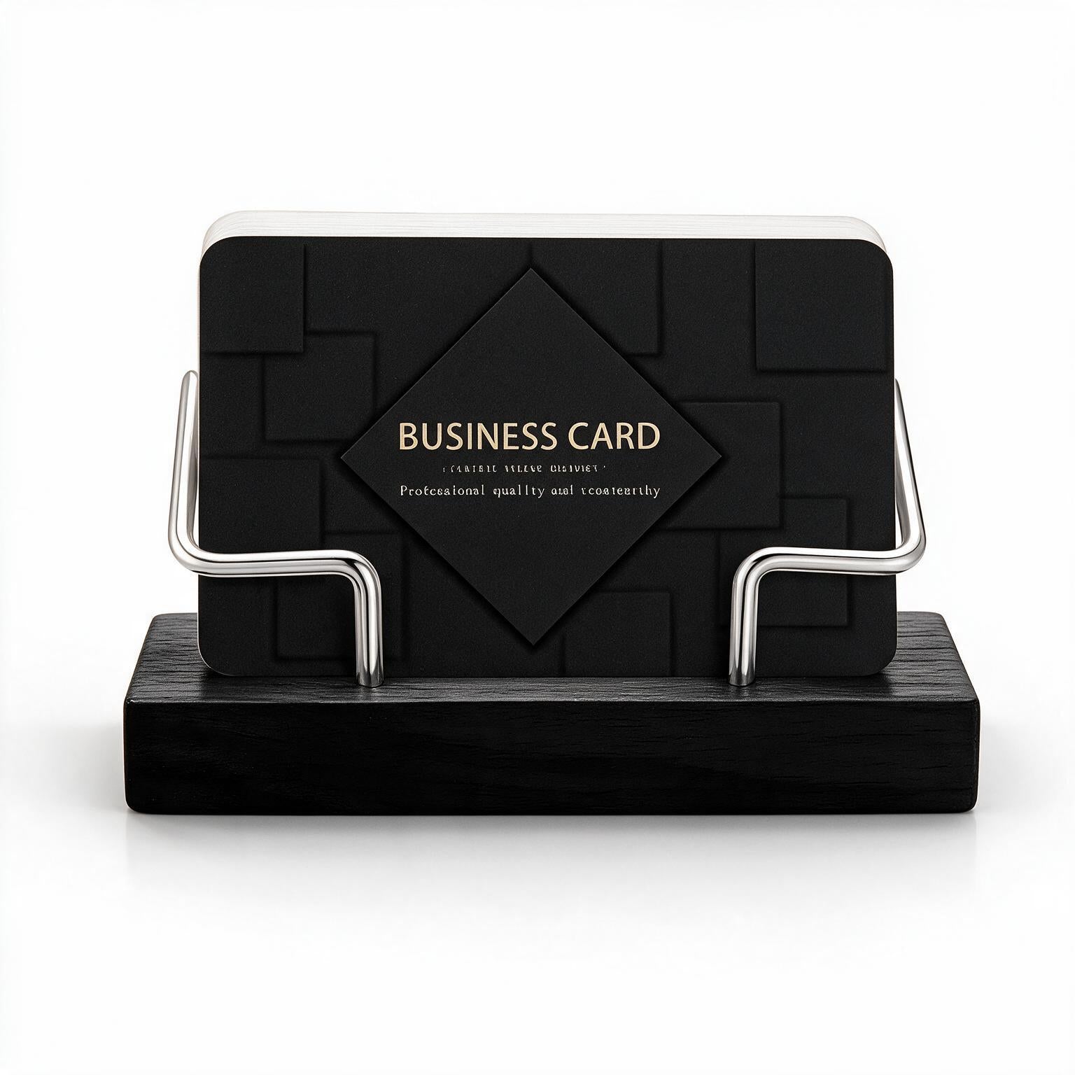 Business Card Holder Wood WoodsyPro