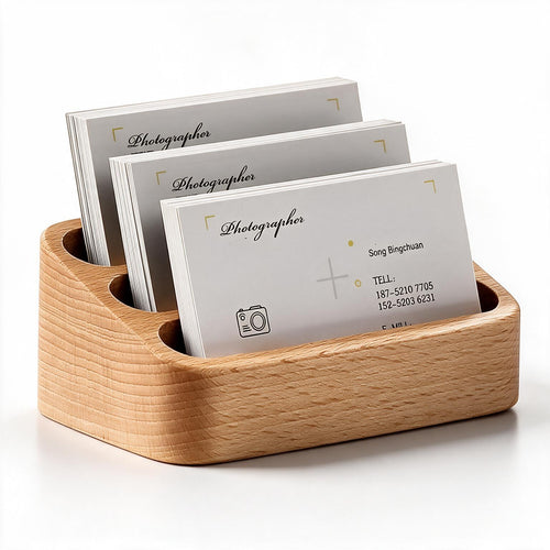 Business Card Holder WoodsyPro Card Dock