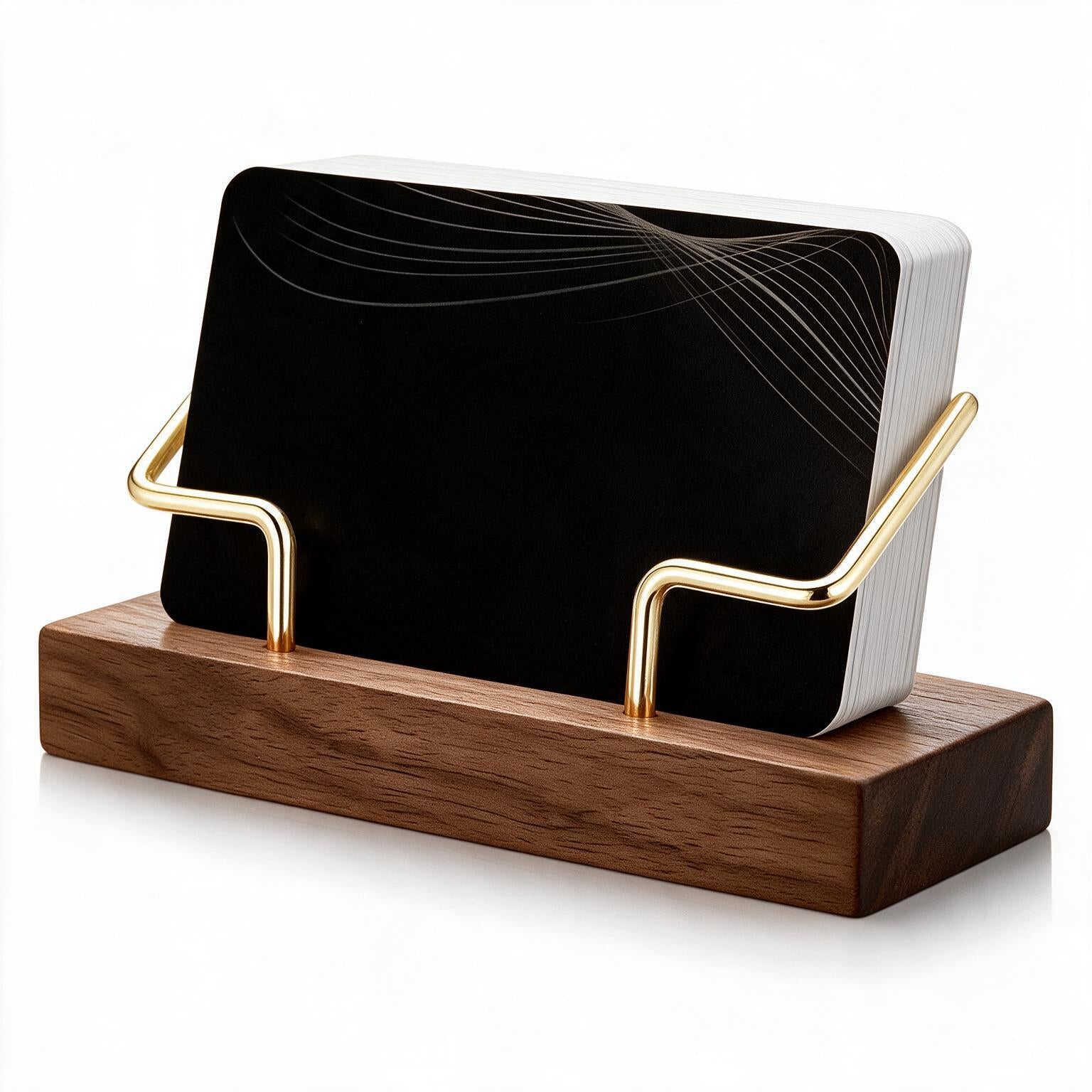 Business Card Holder Wood WoodsyPro