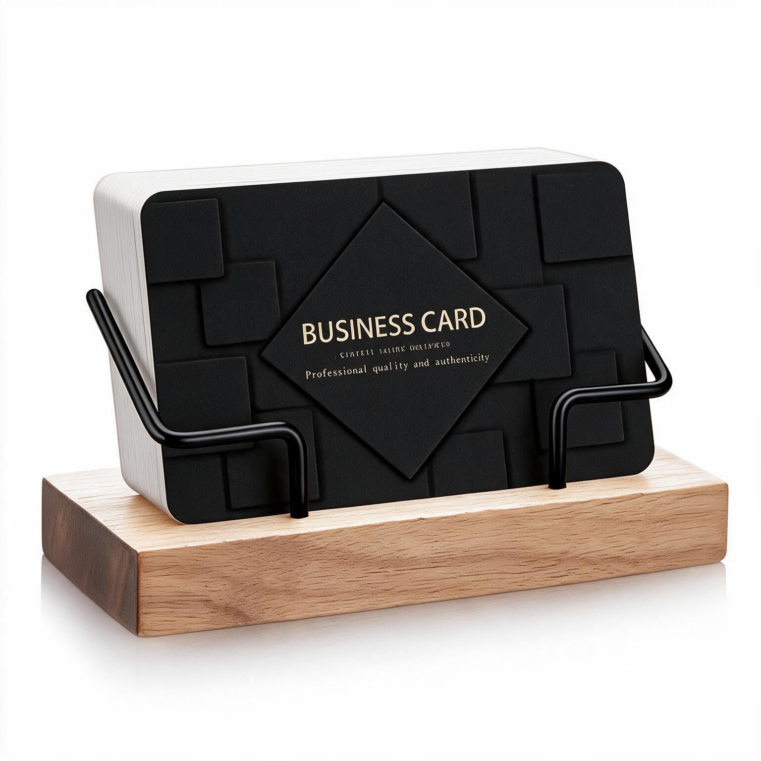 Business Card Holder Wood WoodsyPro