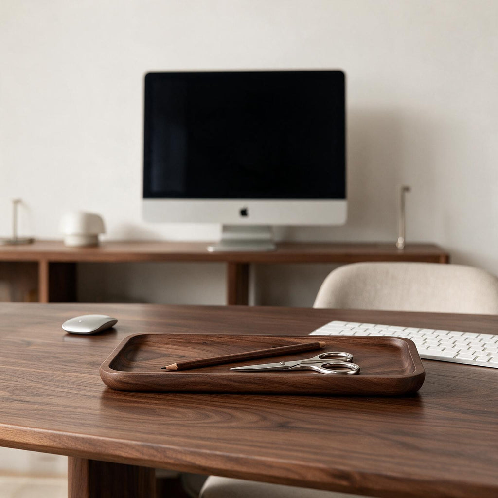 Desk Catchall Tray Wood