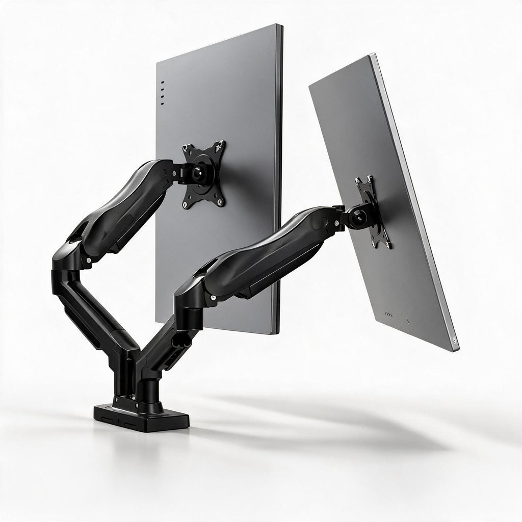 Dual Monitor Stand WoodsyPro Motion