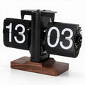 Flip Clock Desk Wood