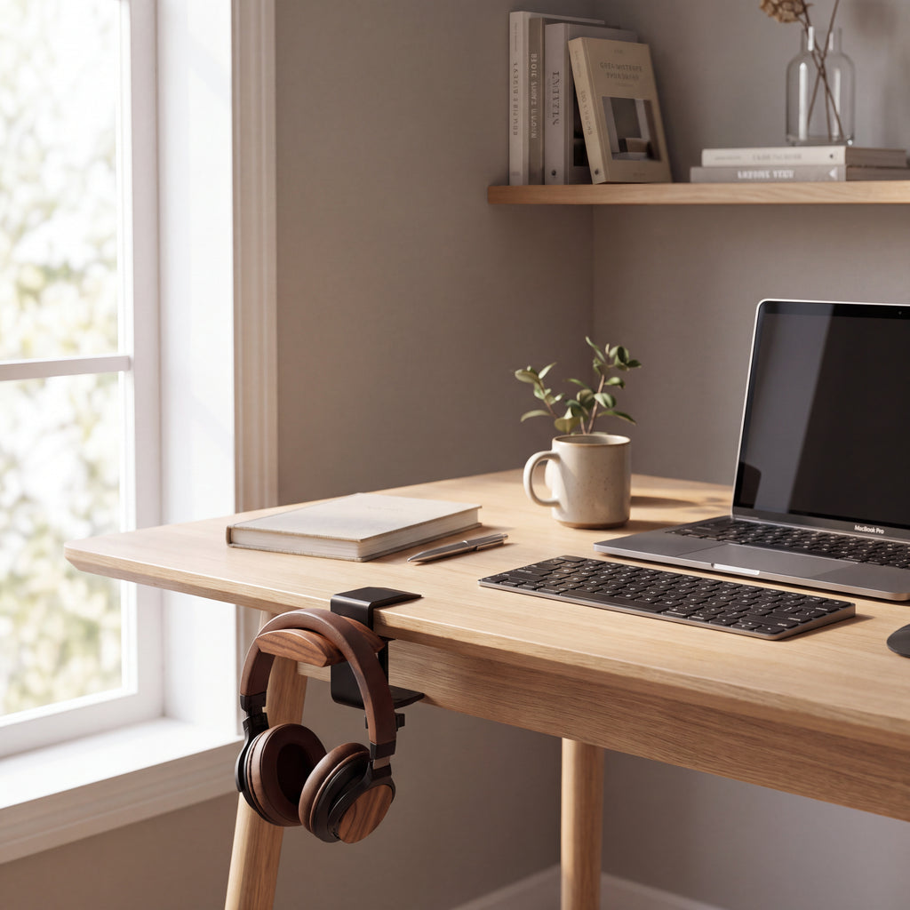 Headphone Holder for Desk WoodsyPro Dock