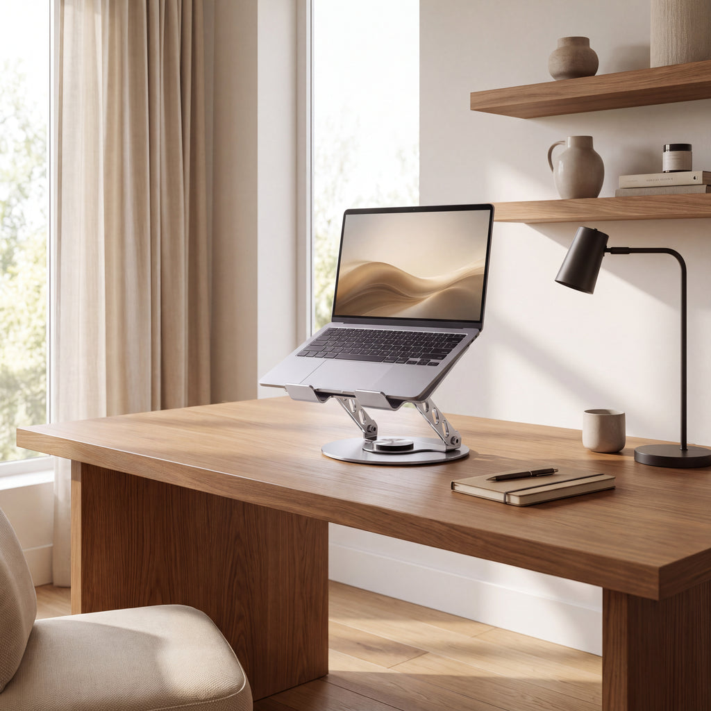 Laptop Stand 360° Rotating WoodsyPro Elevate