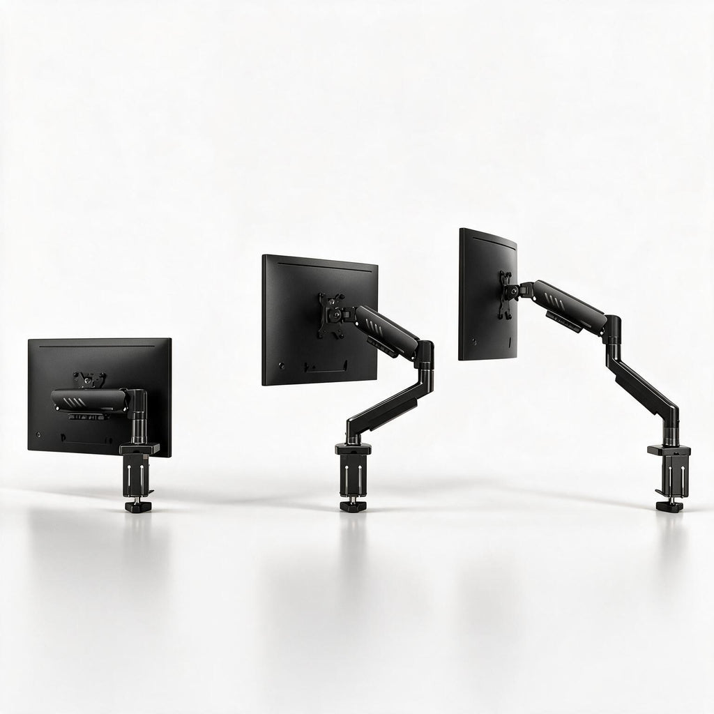 Monitor Arm Heavy-Duty WoodsyPro Motion