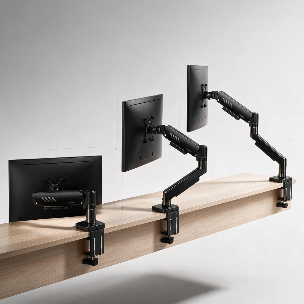 Monitor Arm Heavy-Duty WoodsyPro Motion