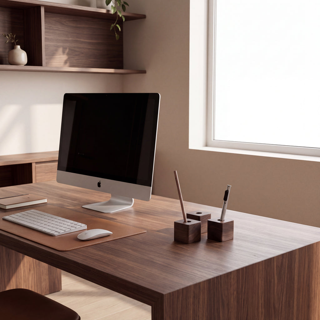 Wooden Pen Holder Minimalist
