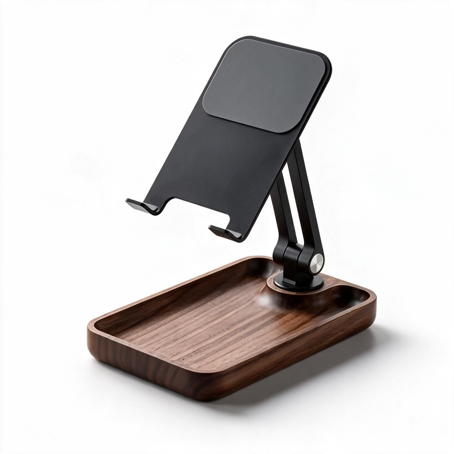 Phone Stand Wood WoodsyPro Pivot