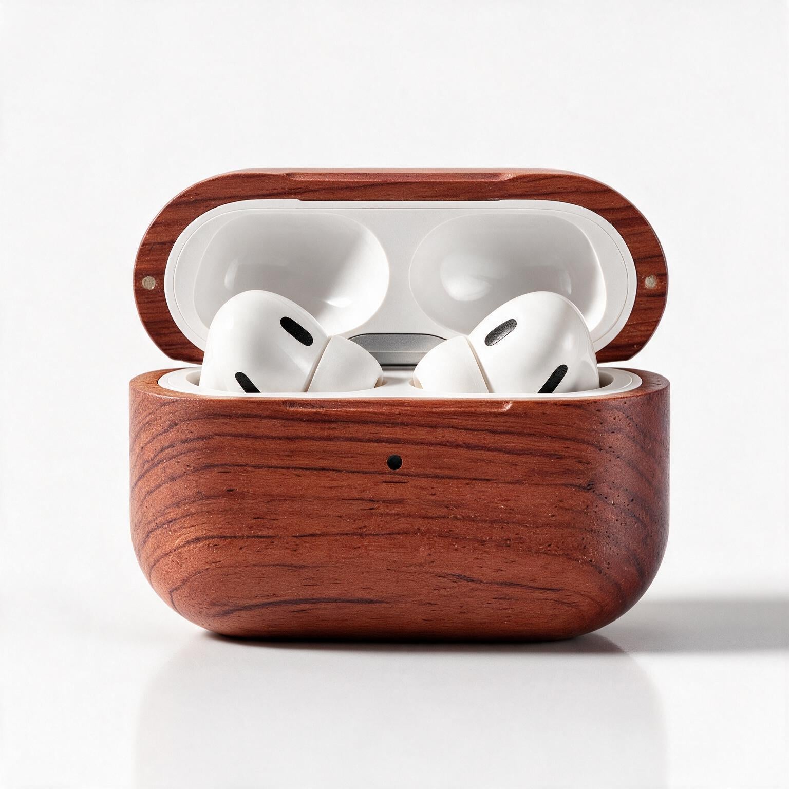 ‌AirPods Wooden Case