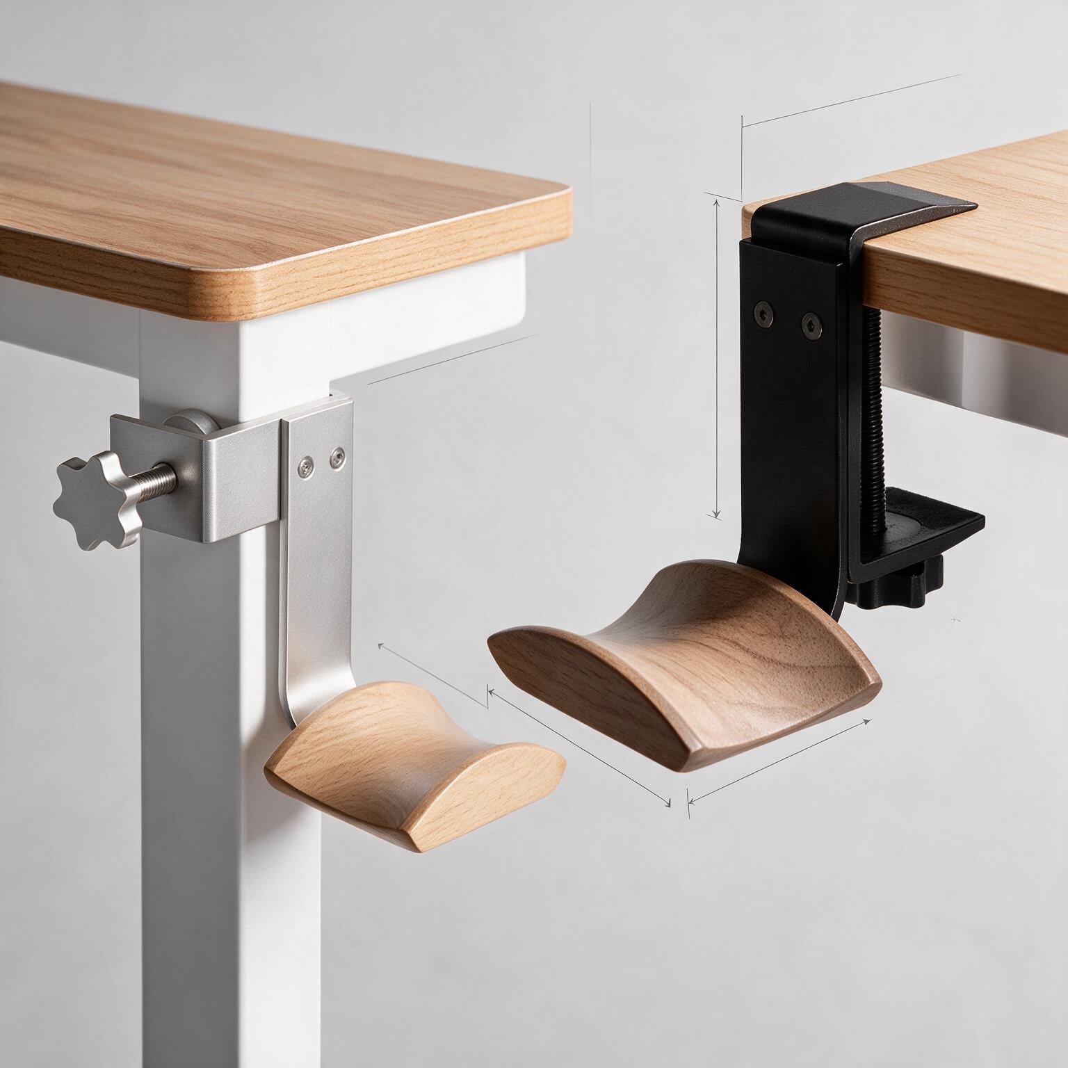 Headphone Holder for Desk WoodsyPro Dock