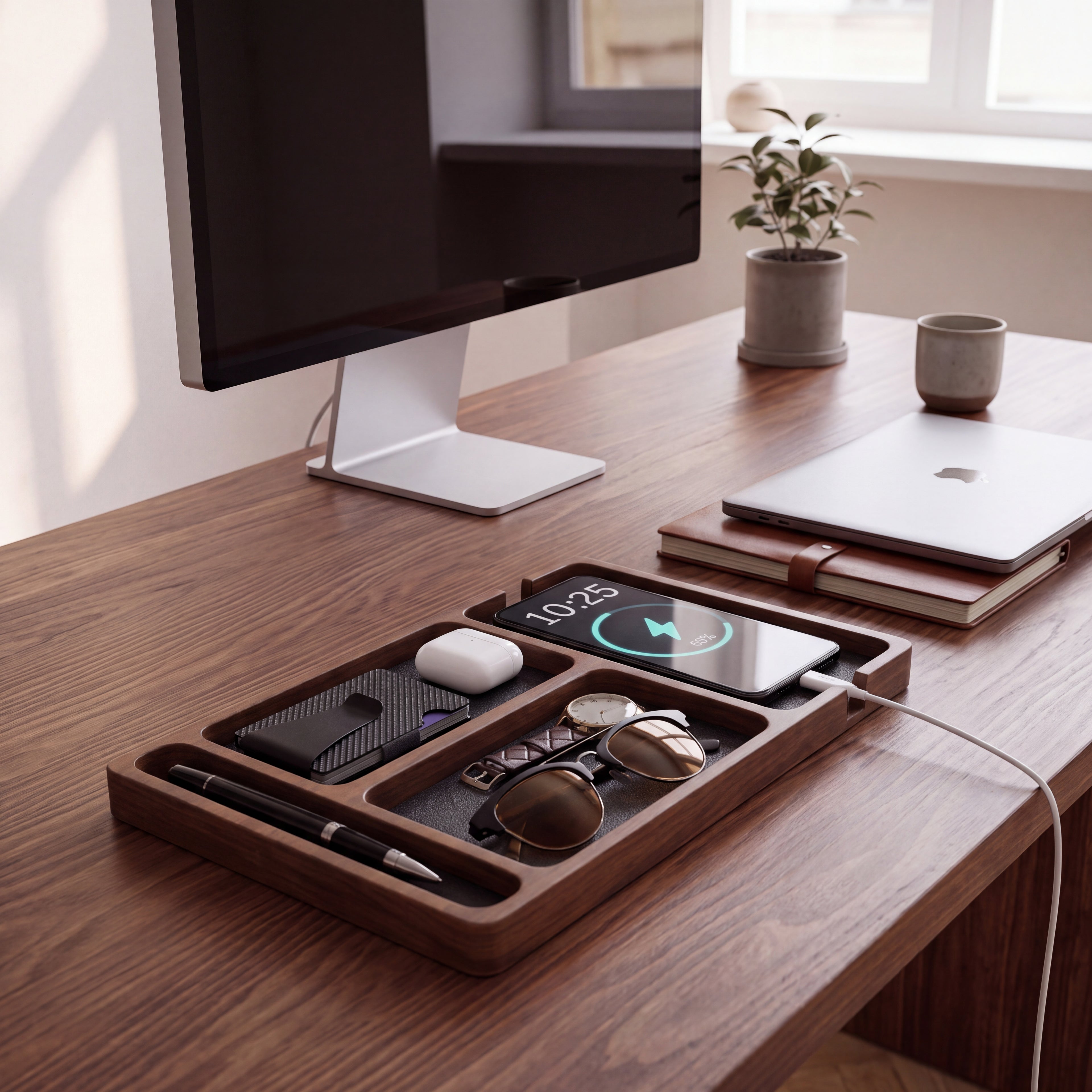 Desk Organizer WoodsyPro Hub
