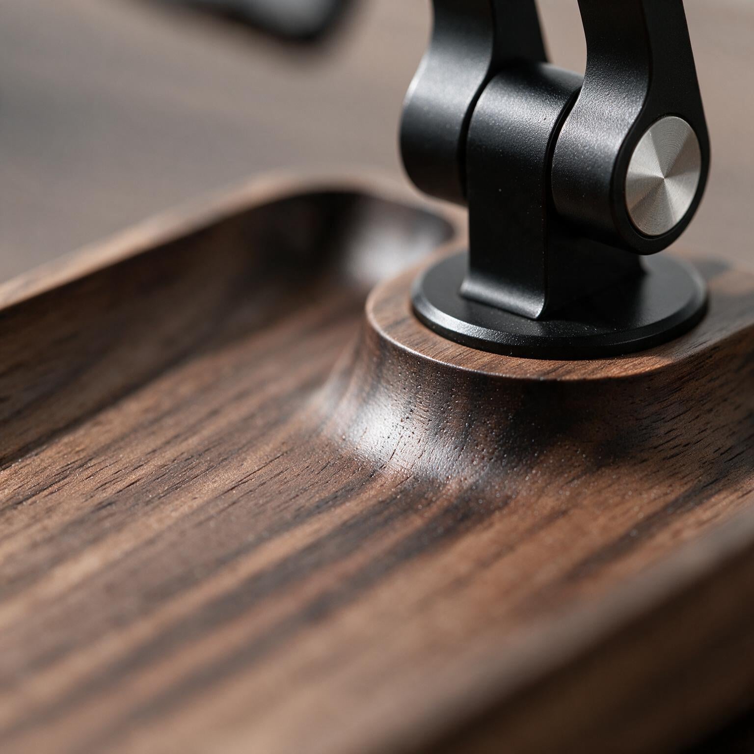 Phone Stand Wood WoodsyPro Pivot
