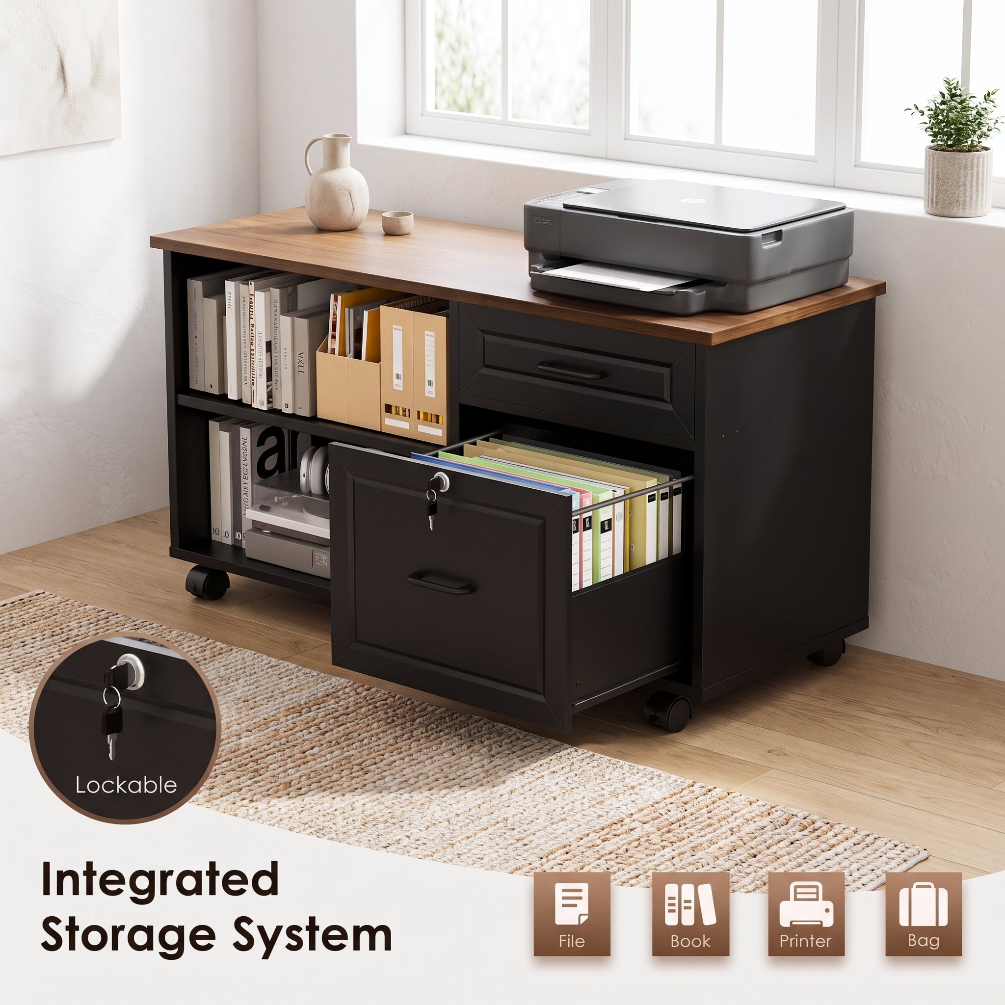 Wood Standing Desk CornerShift L-Shaped